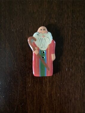 Mill Hill Vintage Santa Claus Button